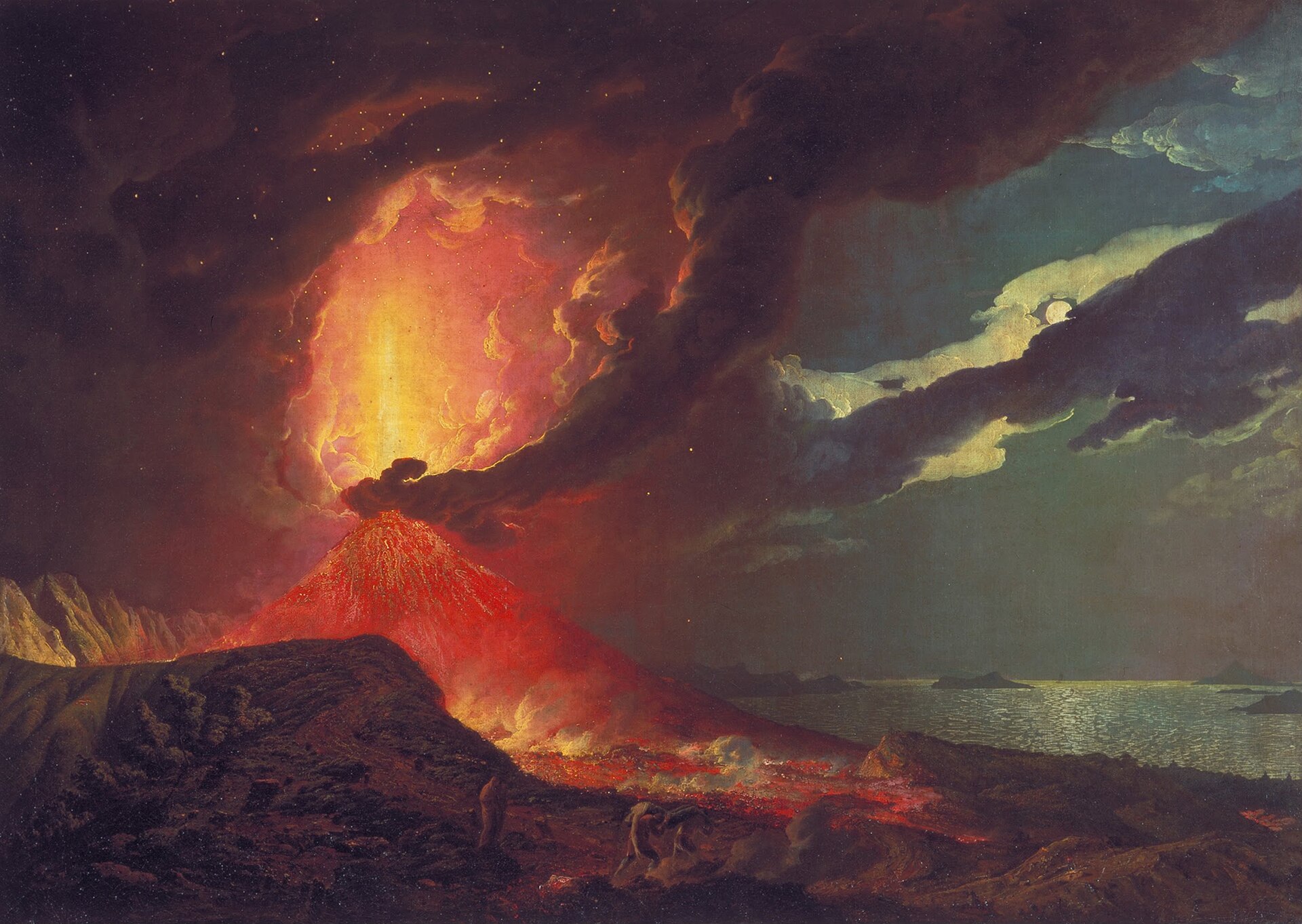 Vesuvius in Eruption — Joseph Wright of Derby